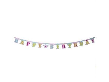 Párty nápis HAPPY BIRTHDAY 175cm