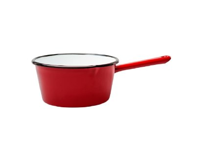 Rendlík smaltovaný 16cm 1,23l červený