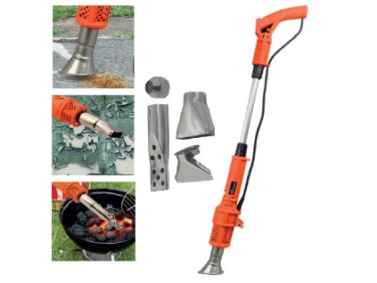 Elektrický vypalovač trávy a plevele 2000W 3v1