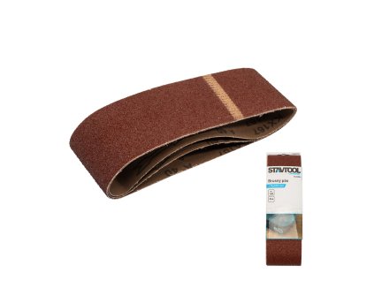 STAVTOOL Brusný pás | 75x533 mm zr. 100 (1bal/3ks)