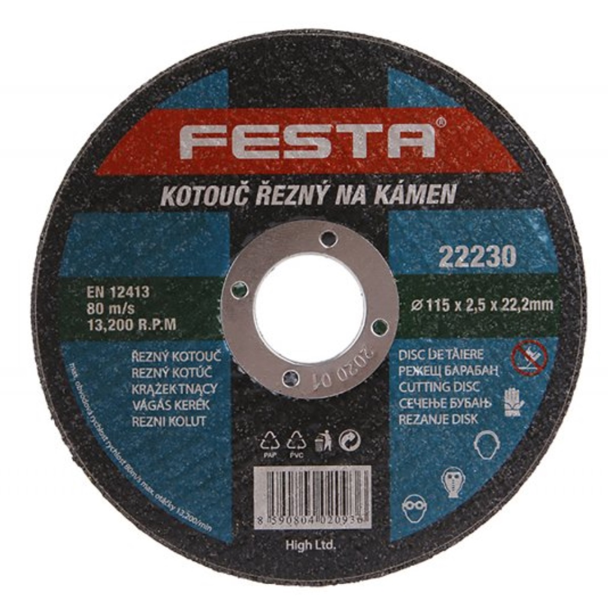 Řezný kotouč na kámen 115 mm 0,06Kg GIGA Sklad 5 22230