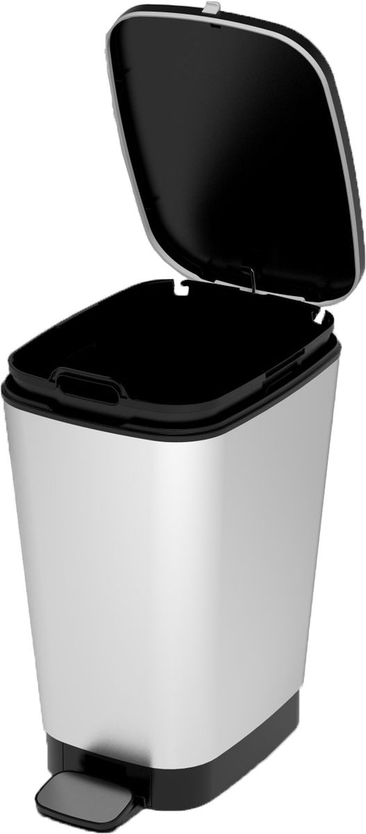 Koš na odpad 35 L KIS Chic Bin M, Steel 2,32Kg GIGA Sklad 5 080718STEEL