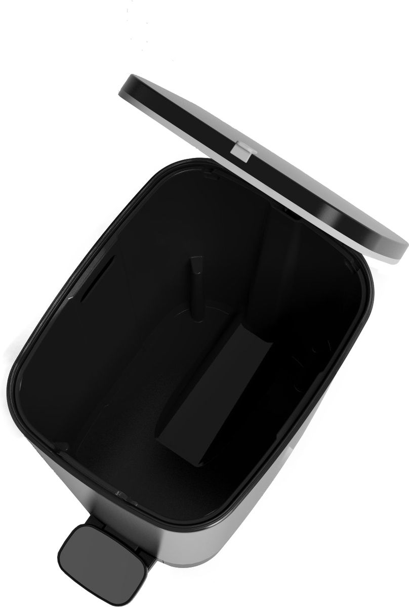 Koš na odpad 35 L KIS Chic Bin M, Steel 2,32Kg GIGA Sklad 5 080718STEEL