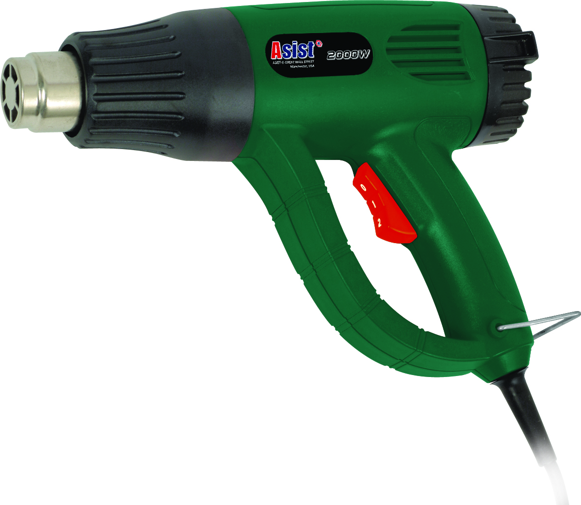 Horkovzdušná pistole 2000 W ASIST AE6H200DN-1 1,56 Kg GIGA Sklad5 AE6H200DN-1