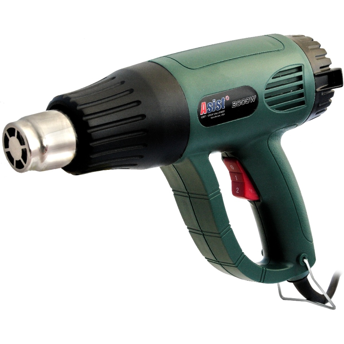 Horkovzdušná pistole 2000 W ASIST AE6H200DN-1 1,56 Kg GIGA Sklad5 AE6H200DN-1