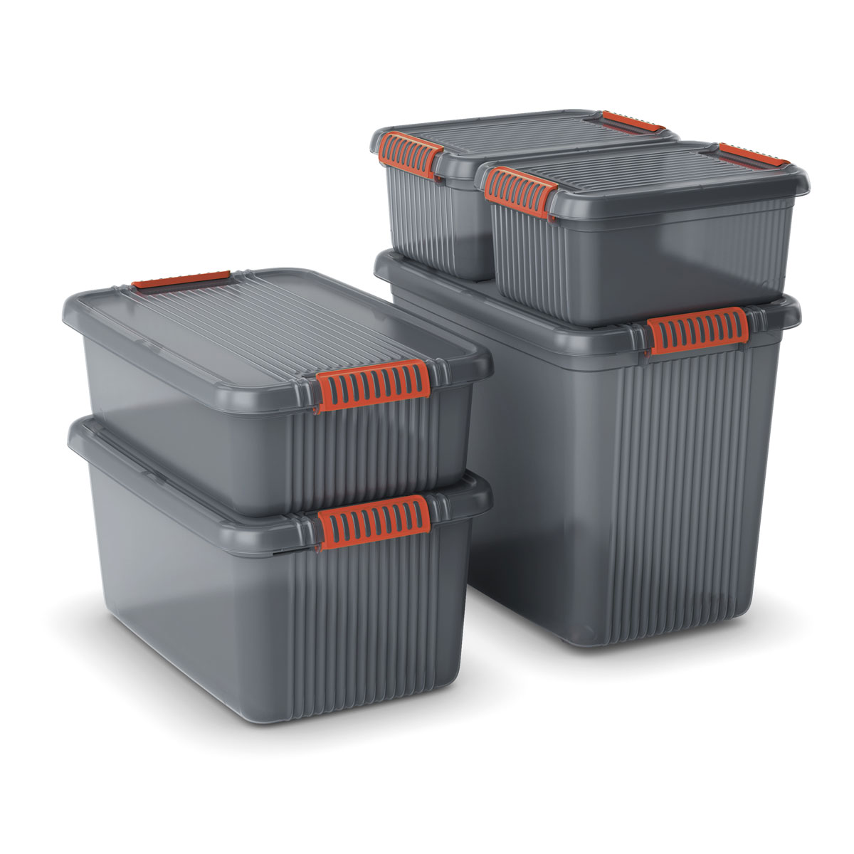 K Latch 85610000720 Box 28 L, šedý / oranžový 1,38Kg GIGA Sklad 5 85610000720