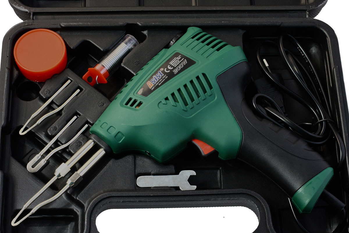 AE6P20DN Pájecí pistole 200 W s příslušenstvím 1,46Kg GIGA Sklad 5 AE6P20DN