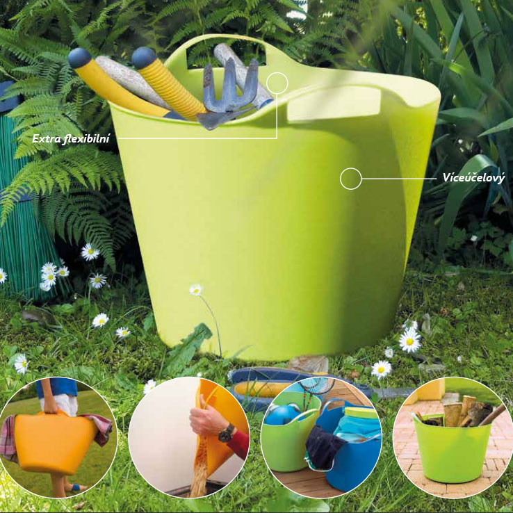 Koš FLEXBAG L 42l zelený 1Kg GIGA Sklad 5 ARTFB2-V