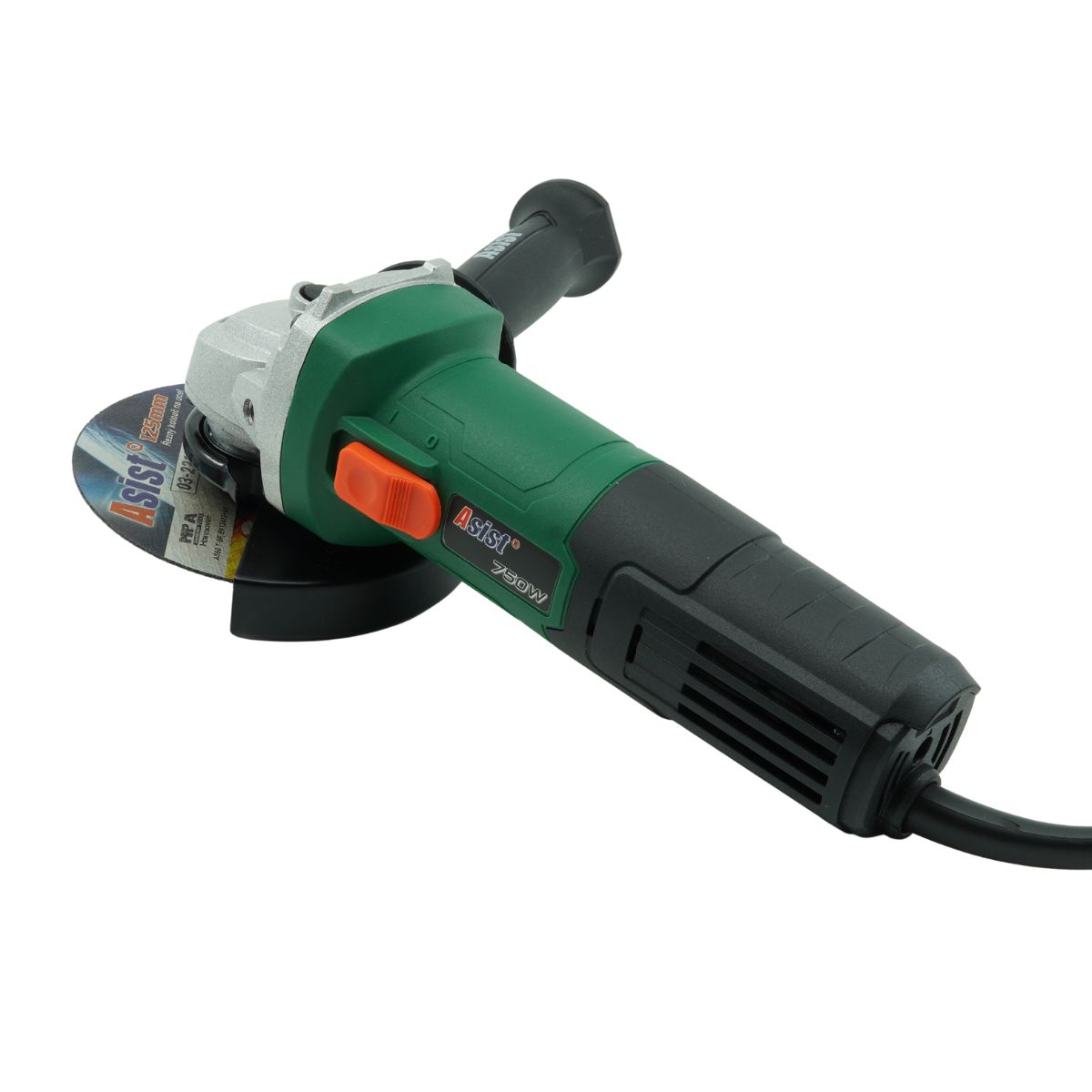 AE3U75DN-1-SAD Úhlová bruska 750 W, 125 mm + 4x kotouč ZDARMA 2,7Kg GIGA Sklad 5 AE3U75DN-1-SAD
