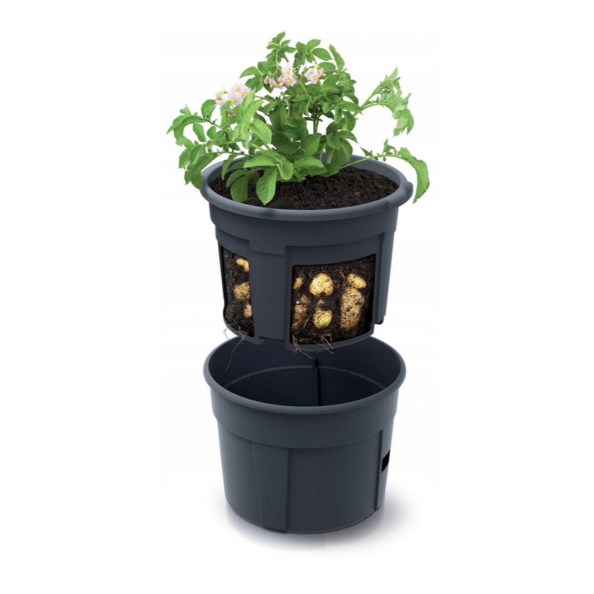 Květináč na pěstování brambor POTATO GROWER antracit 39,2cm 1,25Kg GIGA Sklad 5 PPIZIE400-S433