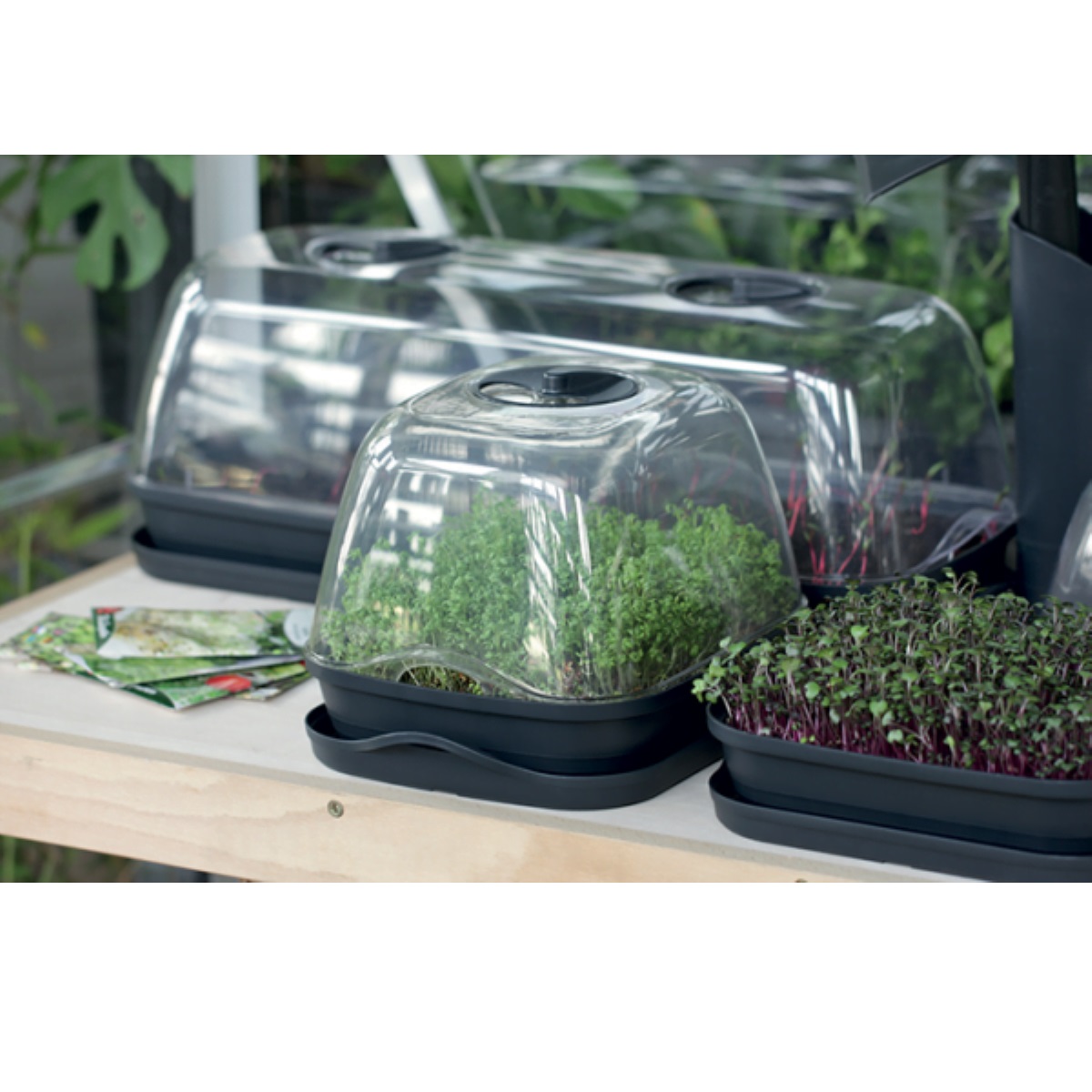 Sadbovač RESPANA TABLE GREENHOUSE antracit 25,7cm 0,31Kg GIGA Sklad 5 PPDREM260-S433