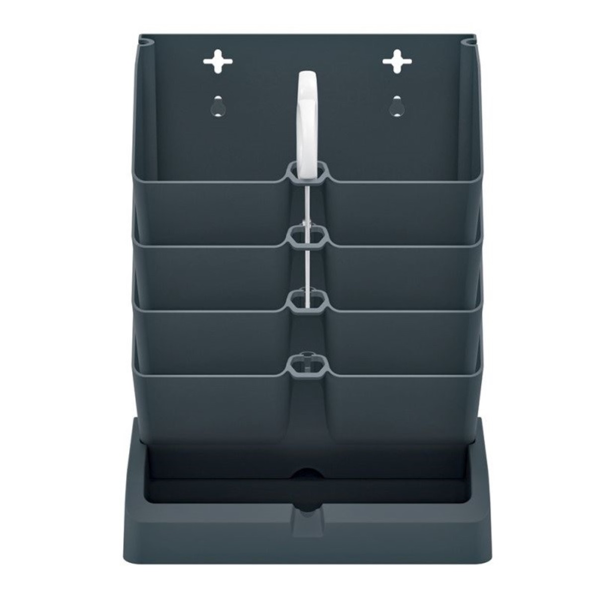 Květináče vertikální s nůžkami na bylinky MINI CASCADE antracit 0,76Kg GIGA Sklad 5 PPIO1W200-S433