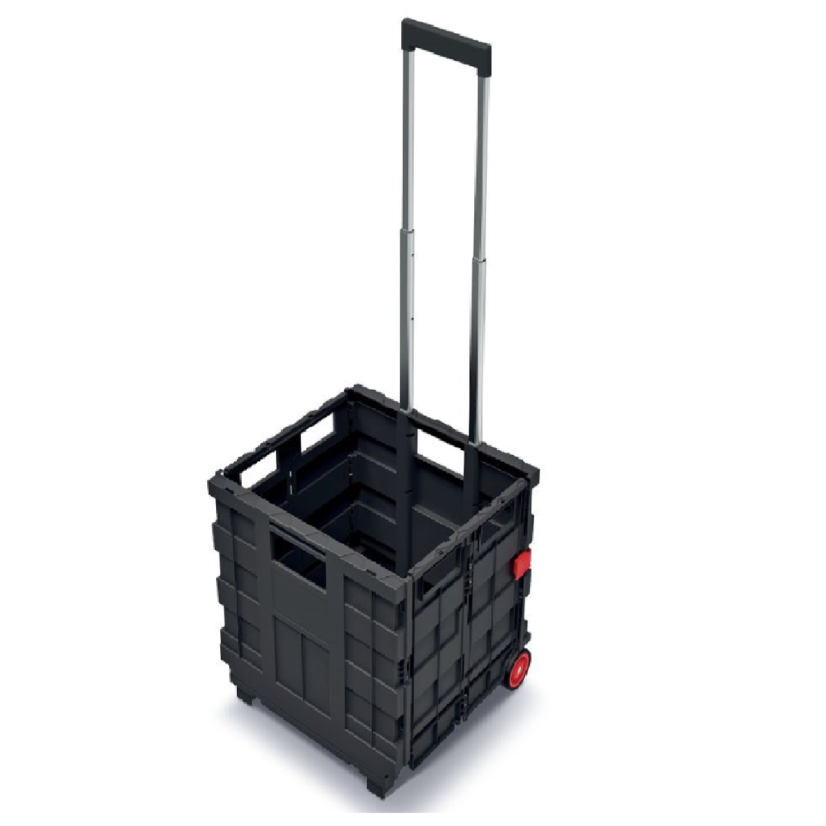Skládací přepravka s madlem CART T červená 39,6x37x100,8cm 2,1Kg GIGA Sklad 5 PPKCT4040-3020