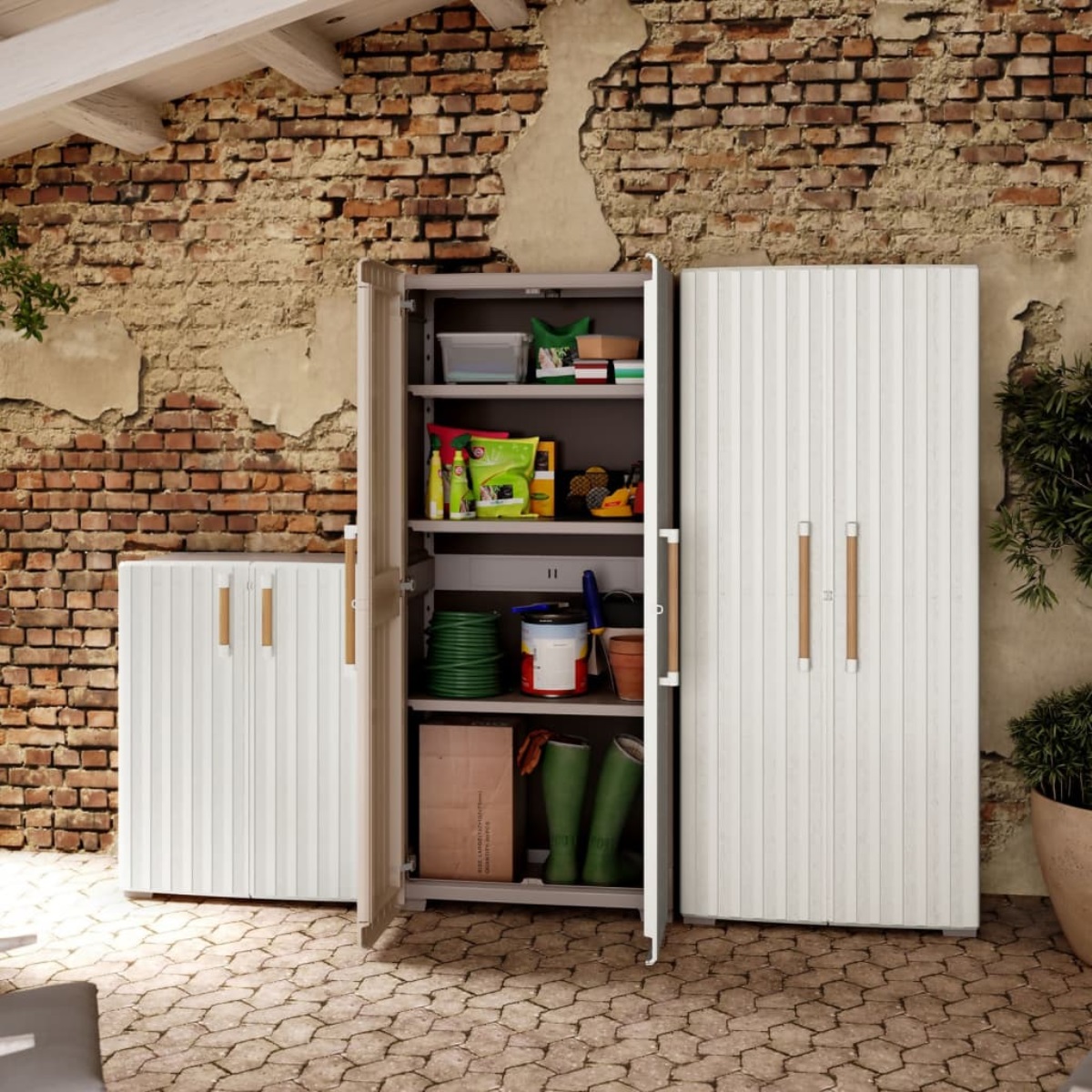 Skříň GROOVE vysoká dělená 80 cm 22,22Kg GIGA Sklad 5 91120000462