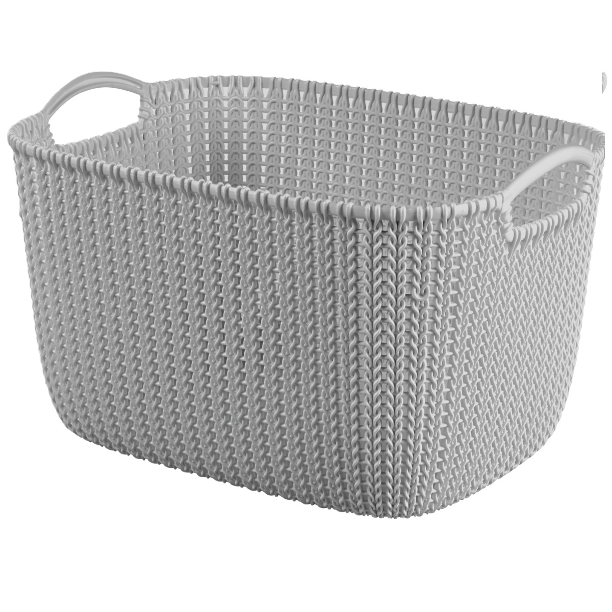 KNIT 259500 Úložný koš 19 L, šedý 0,76Kg GIGA Sklad 5 259500