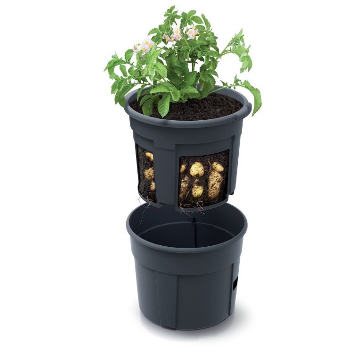 Květináč na pěstování brambor POTATO GROWER antracit 29,5cm 0,94Kg GIGA Sklad 5 PPIZIE300-S433