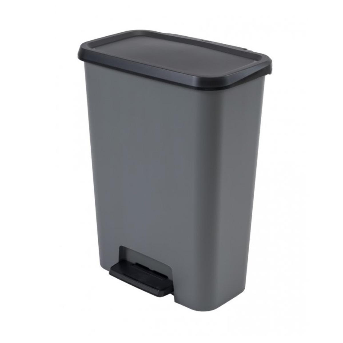 Odpadkový koš COMPATTA 50L, šedý 2,51Kg GIGA Sklad 5 249810