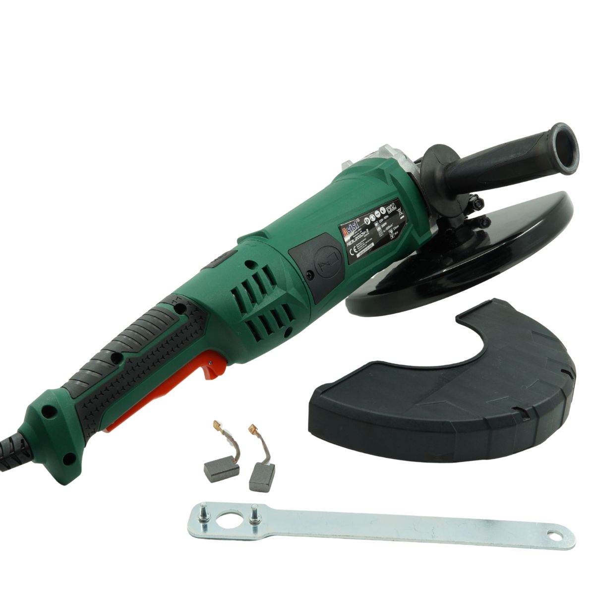 Úhlová bruska 2000W, 230mm ASIST AE3U200DN-3 4,8Kg GIGA Sklad 5 AE3U200DN-3