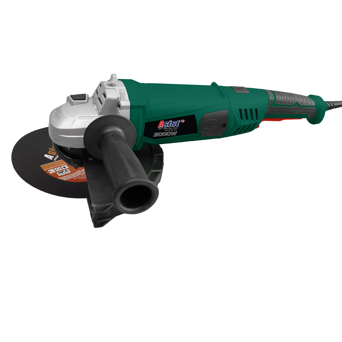 Úhlová bruska 2000W, 230mm ASIST AE3U200DN-3 4,8Kg GIGA Sklad 5 AE3U200DN-3