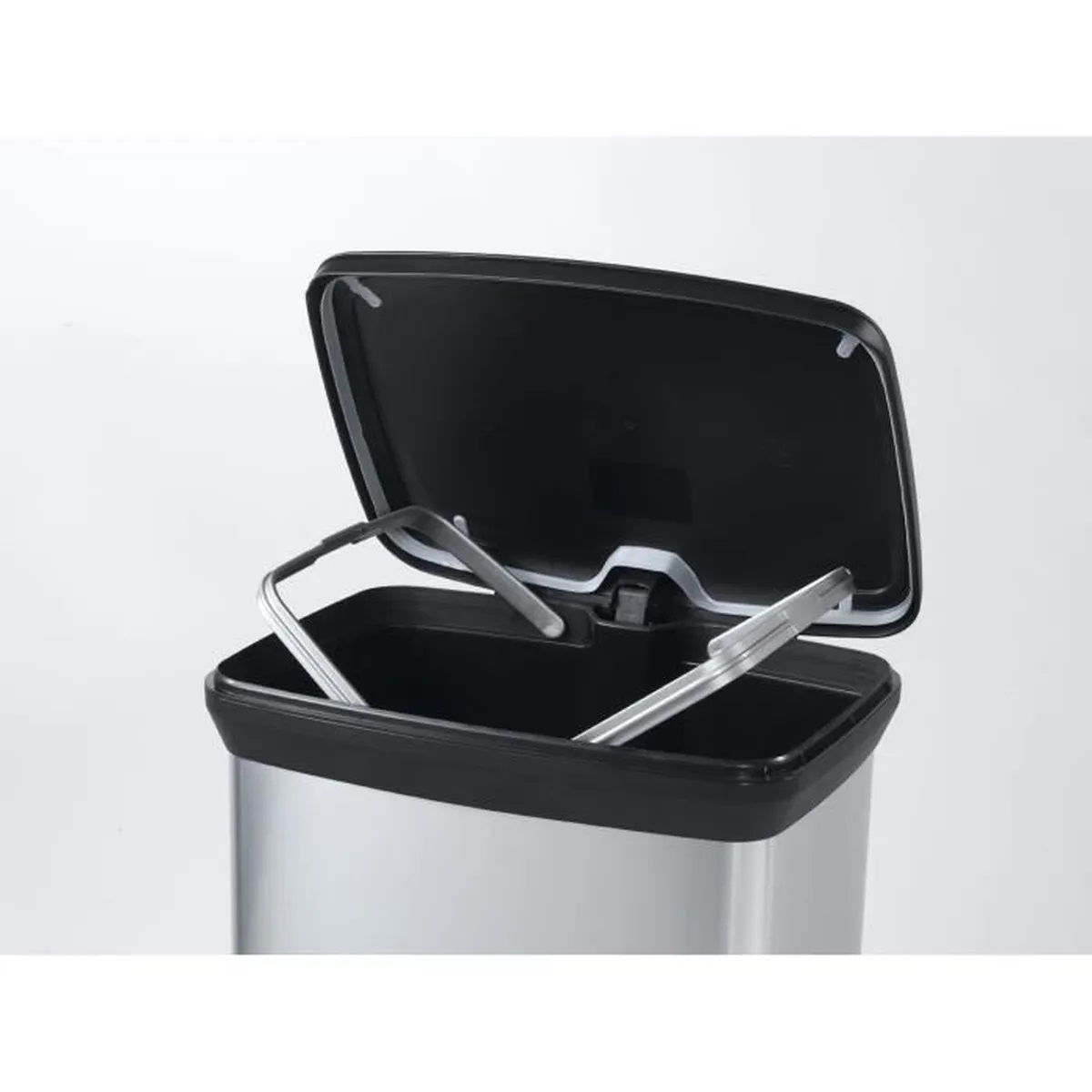 Odpadkový koš DECO BIN 50L, bílo-černý 3Kg GIGA Sklad 5 205873