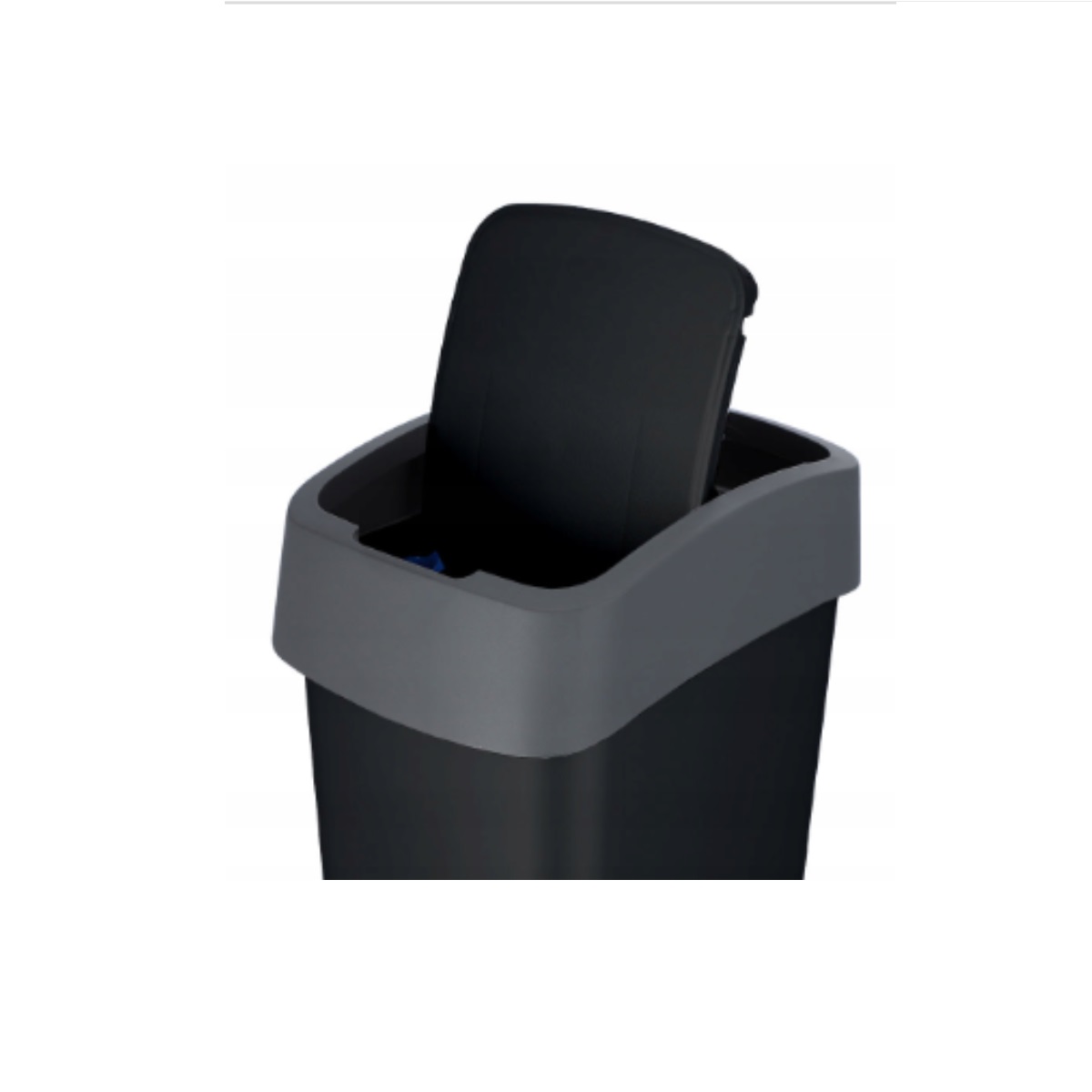 Odpadkový koš FLIP BIN 9L, černý 0,85Kg GIGA Sklad 5 229418