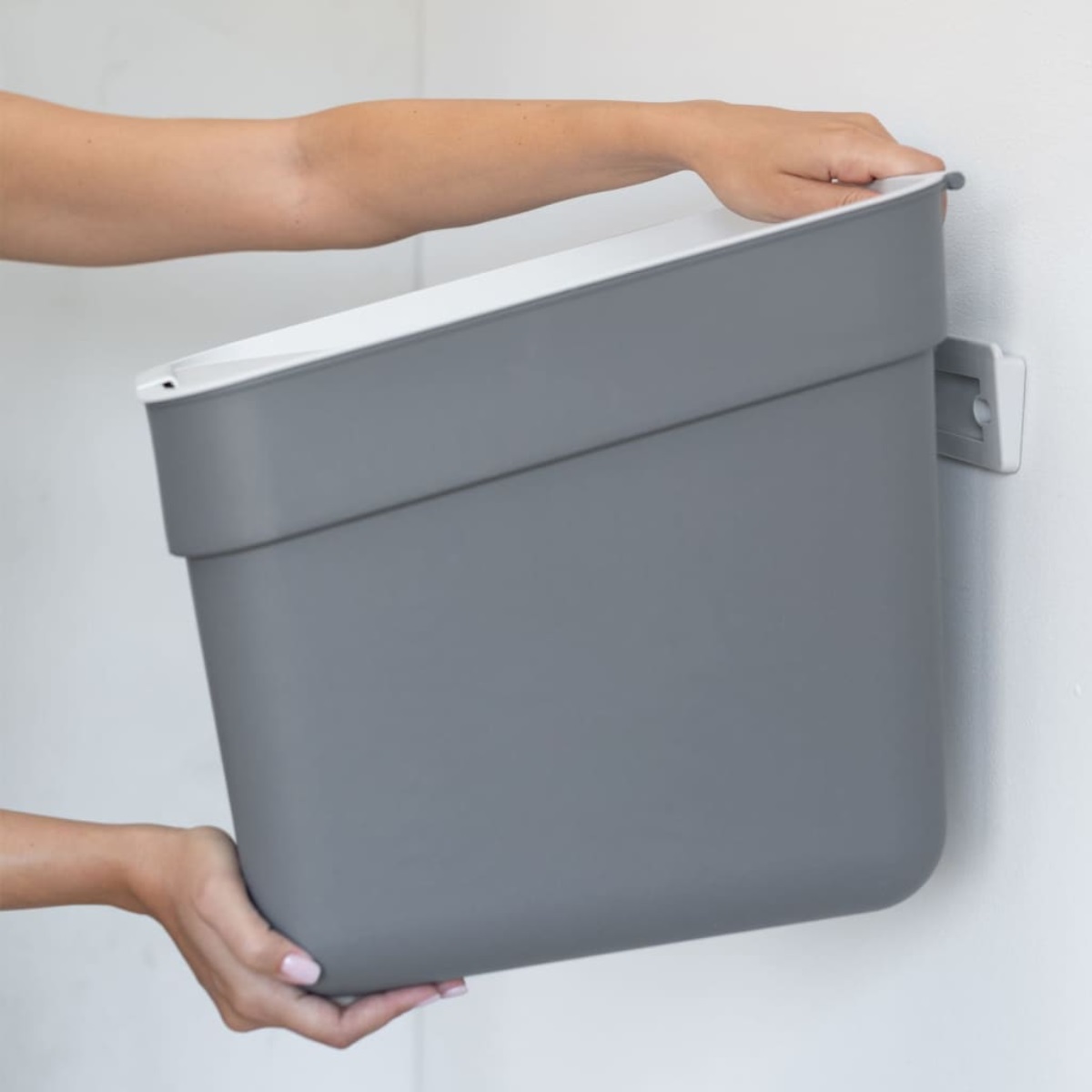 Odpadkový koš na tříděný odpad READY 20L, bílý 1,13 Kg GIGA Sklad5 252105