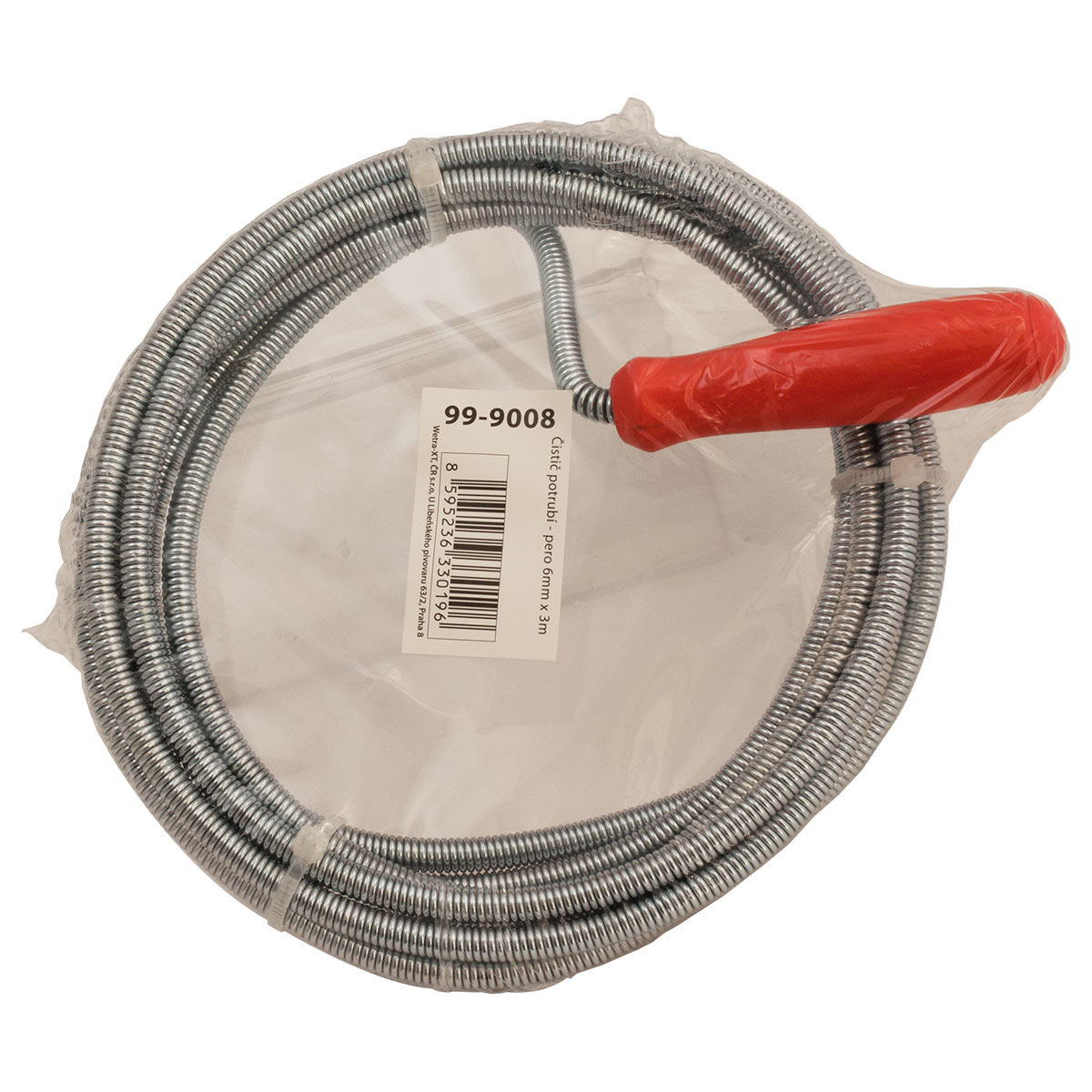 Čistič potrubí - pero 6mm x 3m 0,35Kg GIGA Sklad 5 99-9008