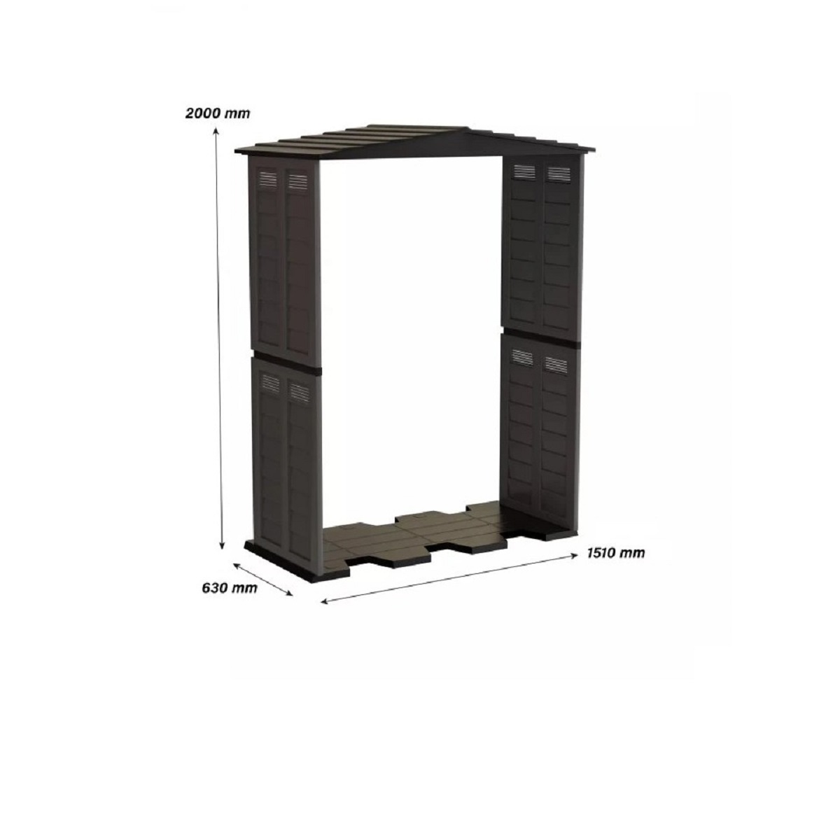 Zahradní modulární sestava Garden Shed - rozšiřující modul 25,43Kg GIGA Sklad 5 ARTSHEDEXT-N