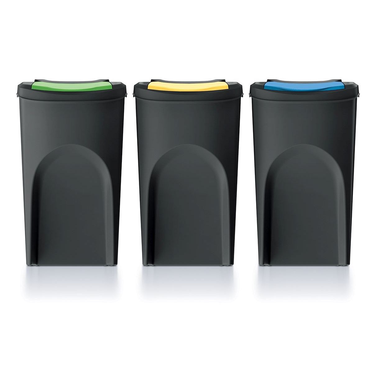 Sada odpadkových košů SORTIBOX, 3x35l 3,37Kg GIGA Sklad 5 PPIKWB35S3-S411