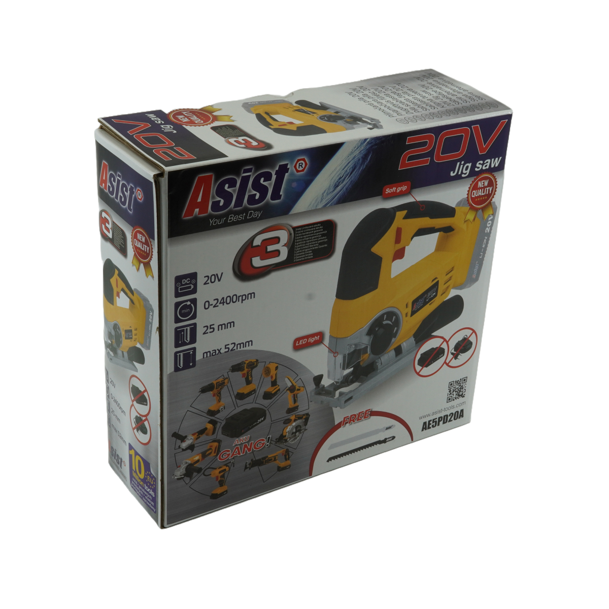 AKU GANG AE5PD20A AKU přímočará pila 20V 2,1Kg GIGA Sklad 5 AE5PD20A