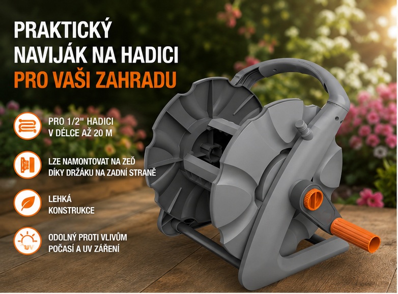 AR4NM-20 Naviják na hadici 20 m 2,2Kg GIGA Sklad 5 AR4NM-20