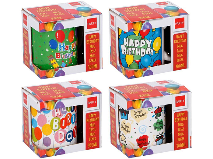 Hrneček s dekorem HAPPY BIRTHDAY 300ml 0,39 Kg GIGA Sklad5 8711252042961