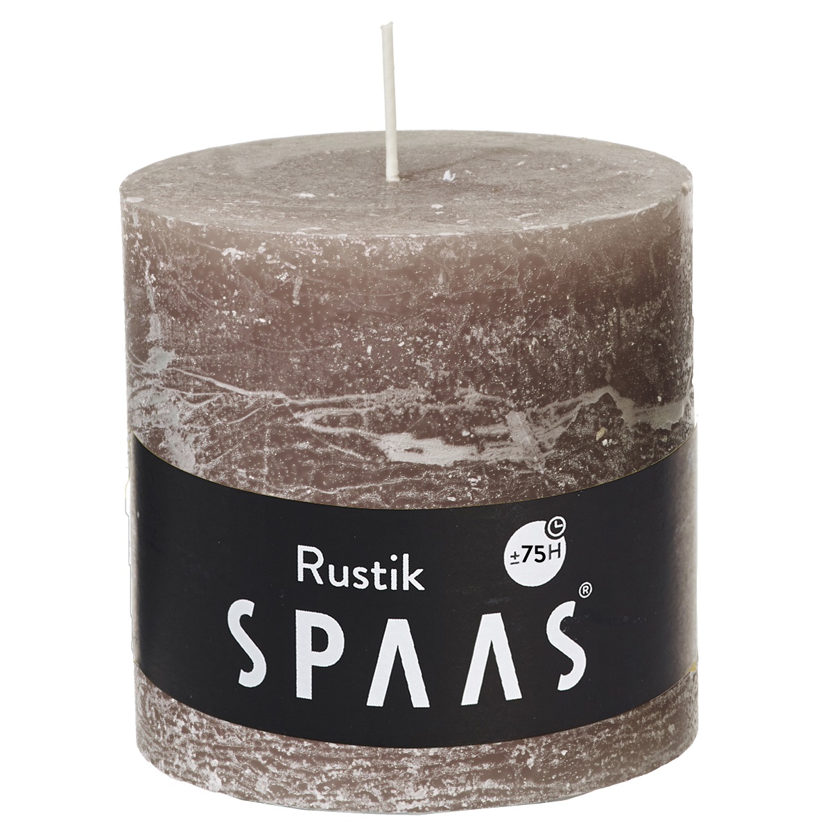 Svíčka válec rustikální 10x10cm tmavošedá 0,74Kg GIGA Sklad 5 0633230-479