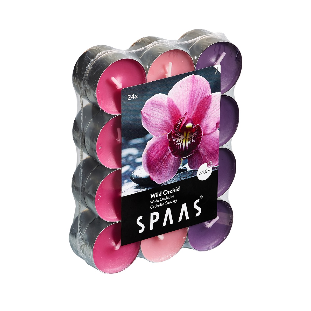 Čajové svíčky vonné 24KS MIX orchidej 0,36Kg GIGA Sklad 5 0338336-999