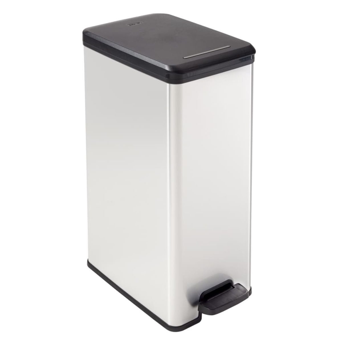 Odpadkový koš SLIM BIN 40L, stříbrný 2,89Kg GIGA Sklad 5 213298
