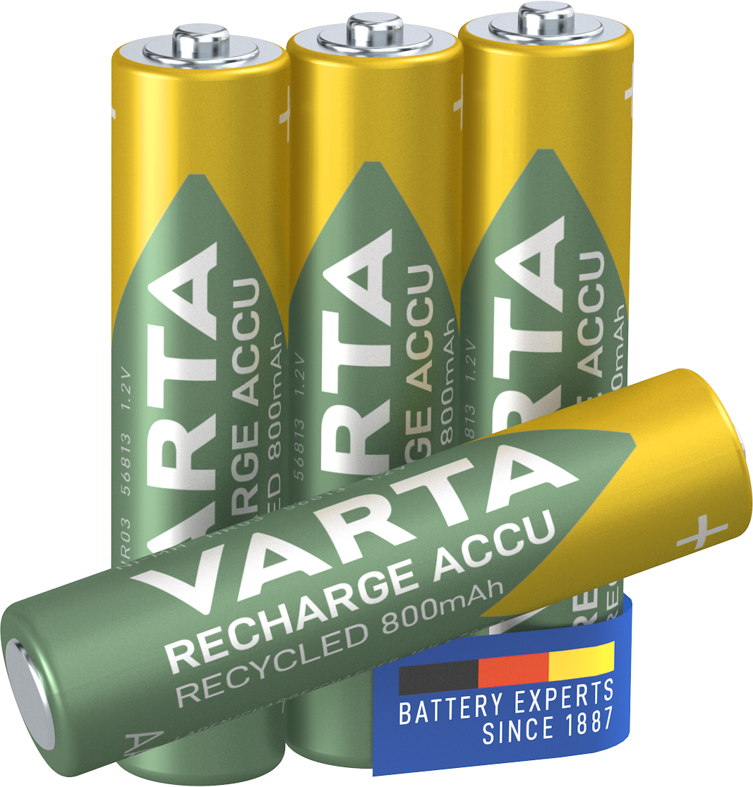 Recharge Accu Recycled 56813101404 Nabíjecí baterie AAA 800 mAh, 4 ks 0,06Kg GIGA Sklad 5 56813101404