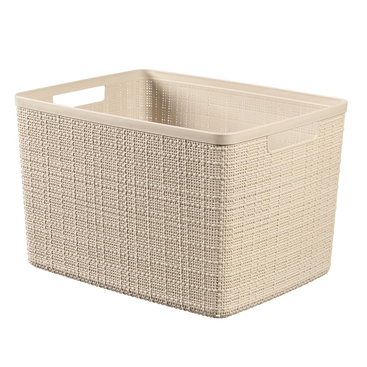 JUTE 245373 Úložný koš 20 L, béžový 0,45Kg GIGA Sklad 5 245373