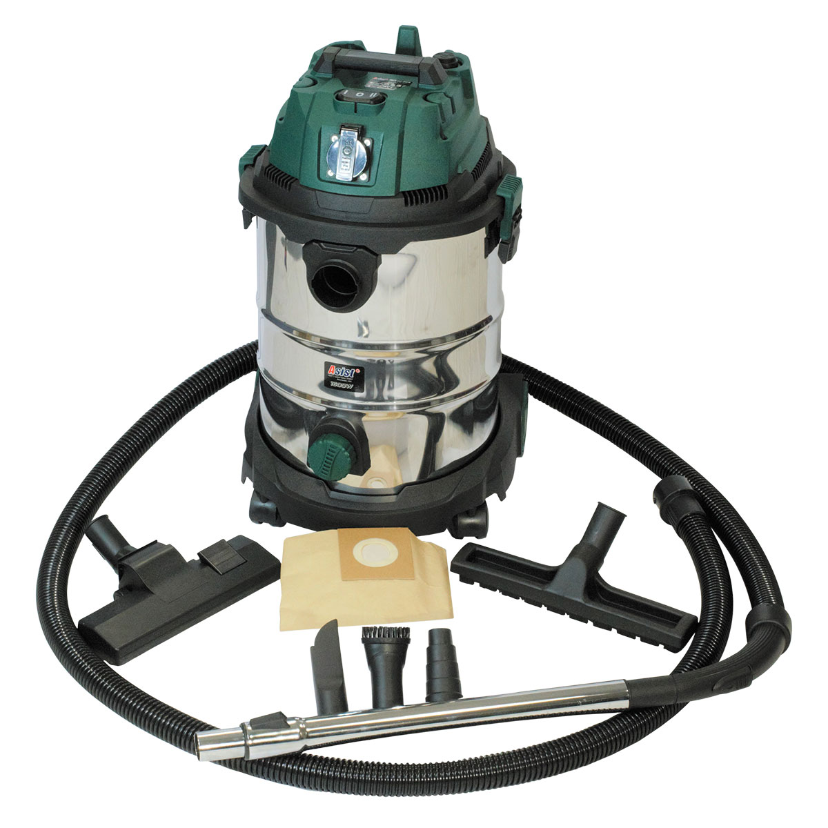 AE7V160-25FS Průmyslový vysavač se synchronizovanou zásuvkou 1600 W, 25 L 9,04Kg GIGA Sklad 5 AE7V160-25FS