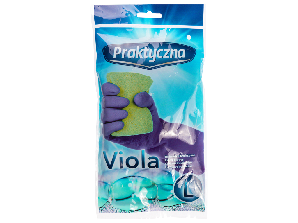 Latexové rukavice VIOLA velikost S 0,1Kg GIGA Sklad 5 4R3707