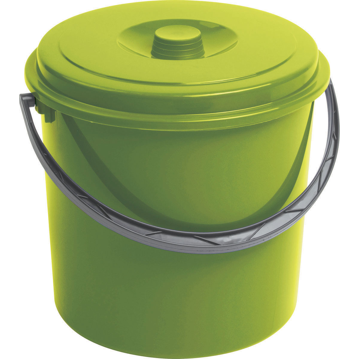 Vědro s víkem 16l zelené 0,63 Kg GIGA Sklad5 235238
