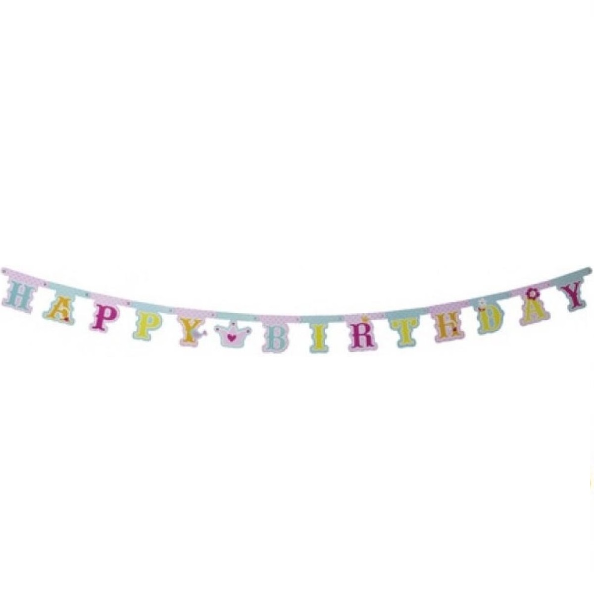 Párty nápis HAPPY BIRTHDAY 175cm 0,05 Kg GIGA Sklad5 8711252565873