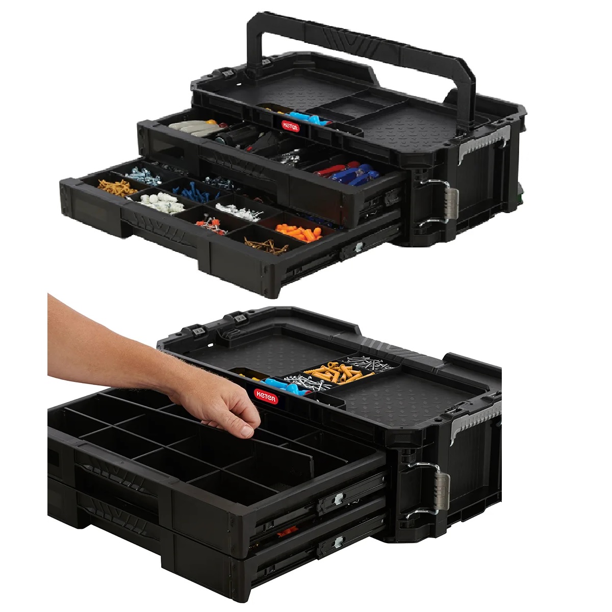 Organizer KETER Connect 2 Drawers 4,65Kg GIGA Sklad 5 250037