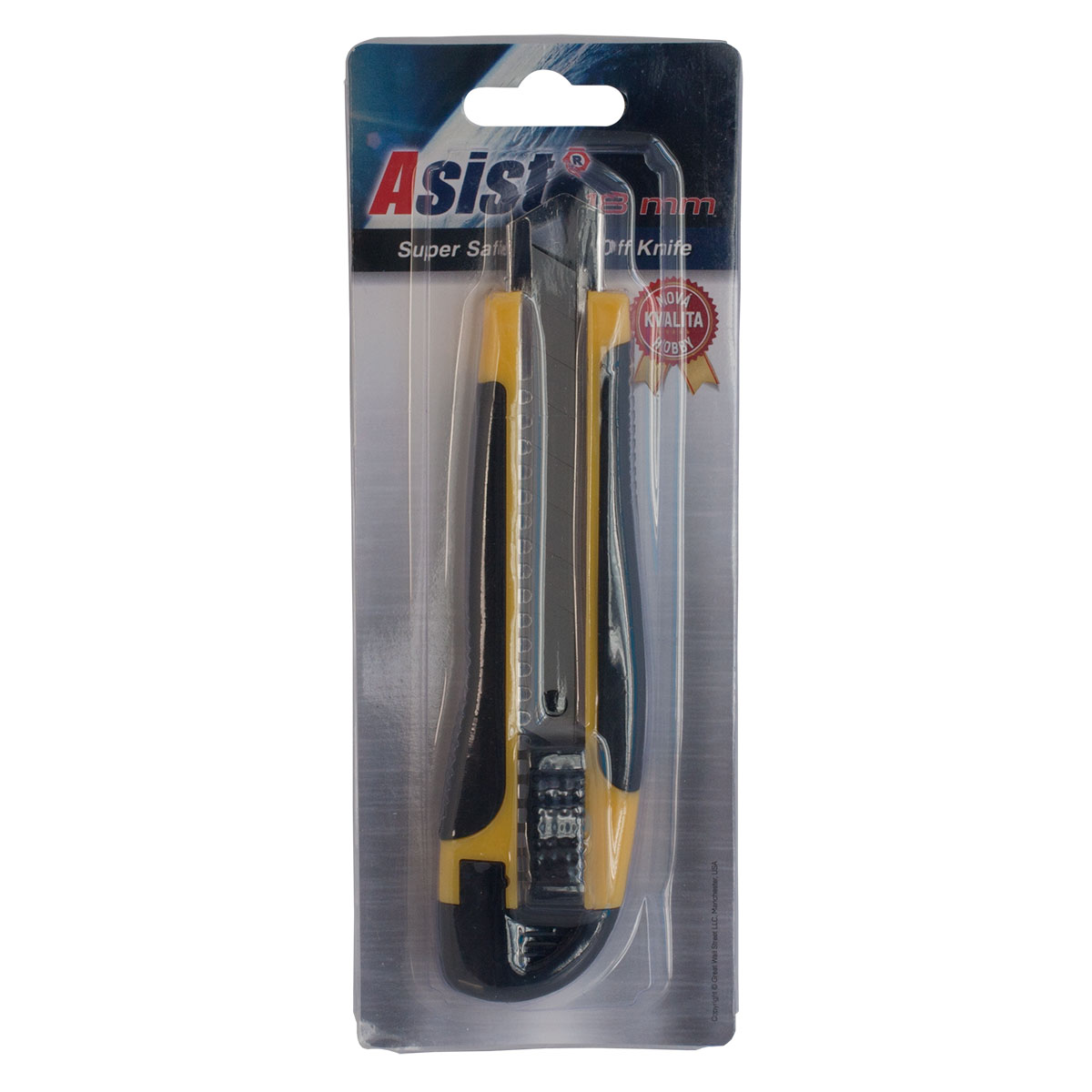 Ulamovací nůž 18 mm ASIST 61-1718 0,08Kg GIGA Sklad 5 61-1718