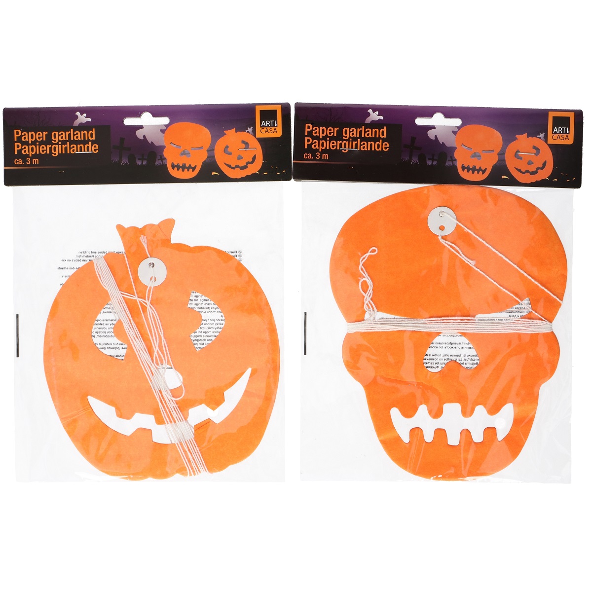 Halloween girlanda 3m, mix 2druhy 0,12Kg GIGA Sklad 5 8711252157801