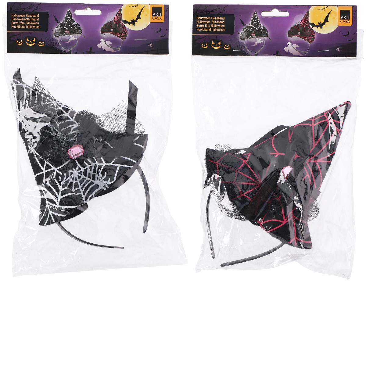 Klobouk 24cm Halloween s čelenkou 0,05Kg GIGA Sklad 5 8711252055046