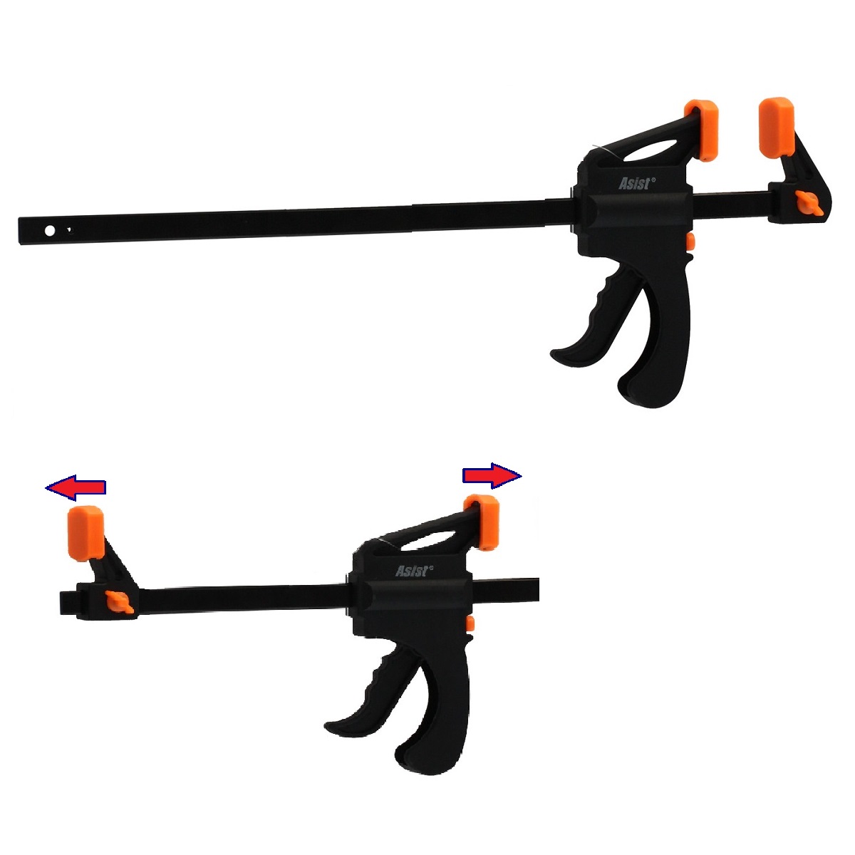 Truhlářská svěrka 450mm ASIST 74-2345 0,61Kg GIGA Sklad 5 74-2345