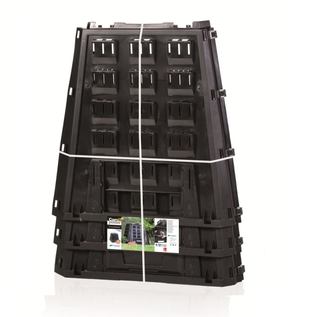 Kompostér EVOGREEN černý 420l 6,63Kg GIGA Sklad 5 PPIKEL420C-S411