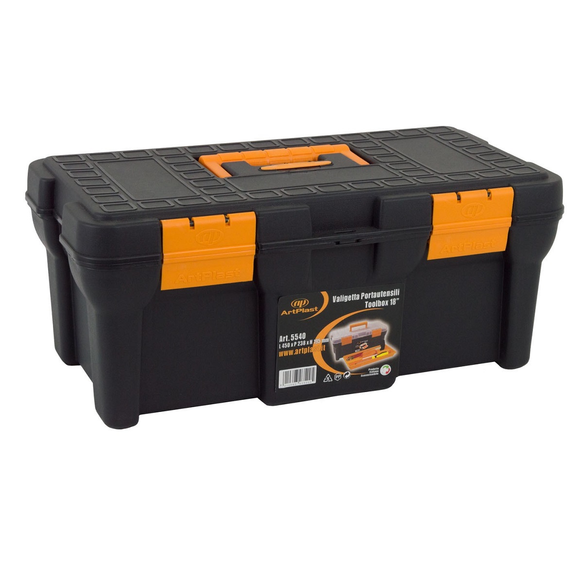 Kufr na nářadí, 450x238x195 mm 1,28Kg GIGA Sklad 5 ART5540