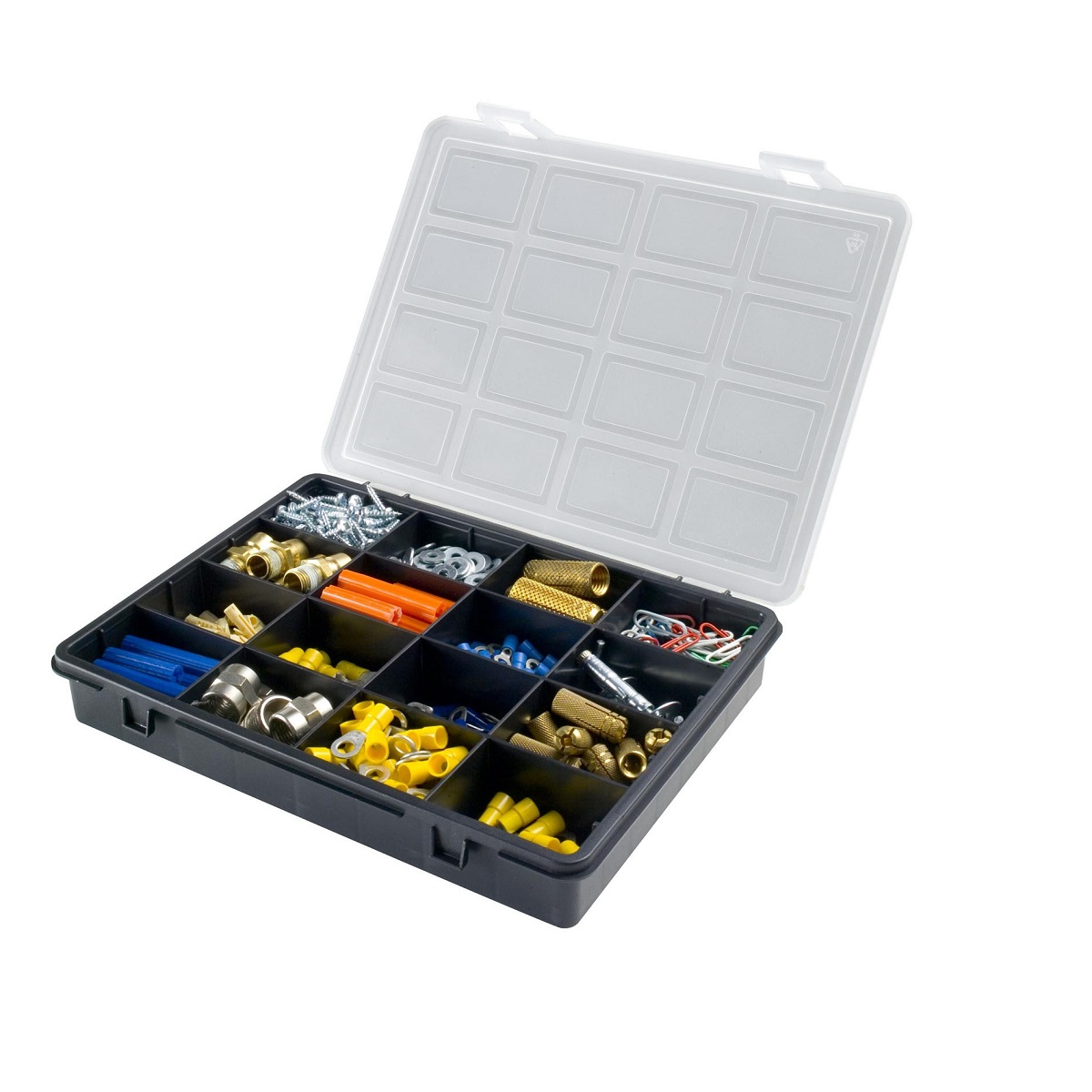 Organizér s pevnými přihrádkami, 242x188x37 mm 0,25Kg GIGA Sklad 5 ART3300