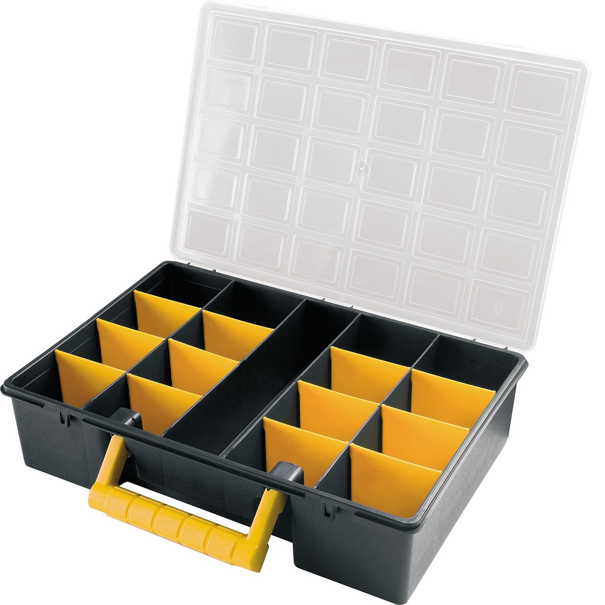 Organizér s volitelnými přihrádkami a madlem, 362x250x85 mm 0,83Kg GIGA Sklad 5 ART3500